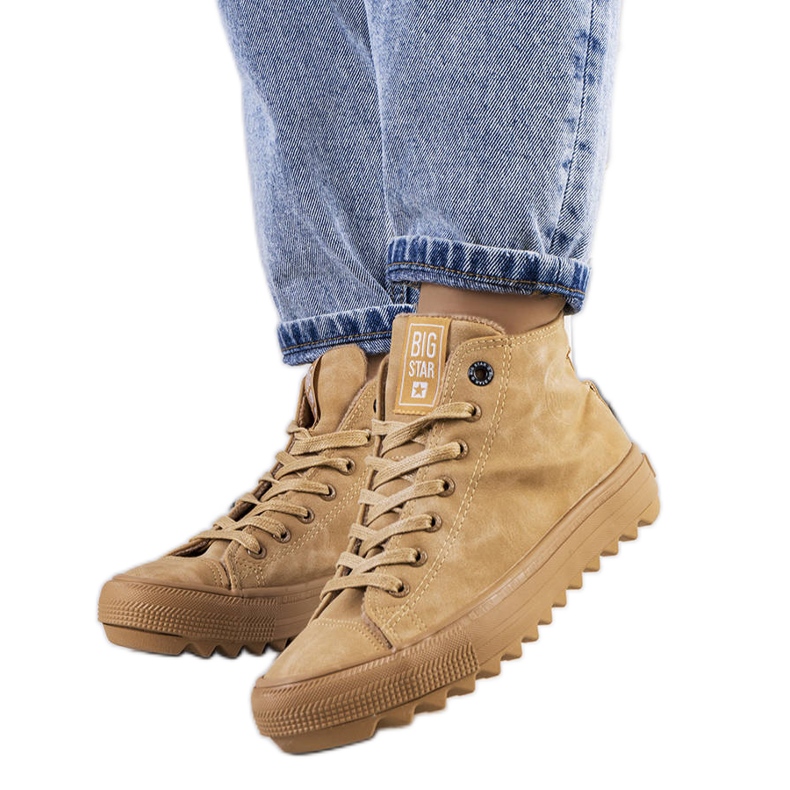 Deportivas marrones con aislamiento Big Star GG274072 beige Deportivas marrones con aislamiento Big Star GG274072 beige
