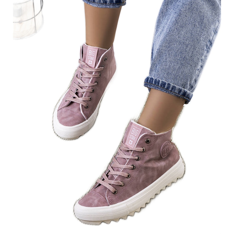 Deportivas rosas insuladas Big Star EE274113 rosado