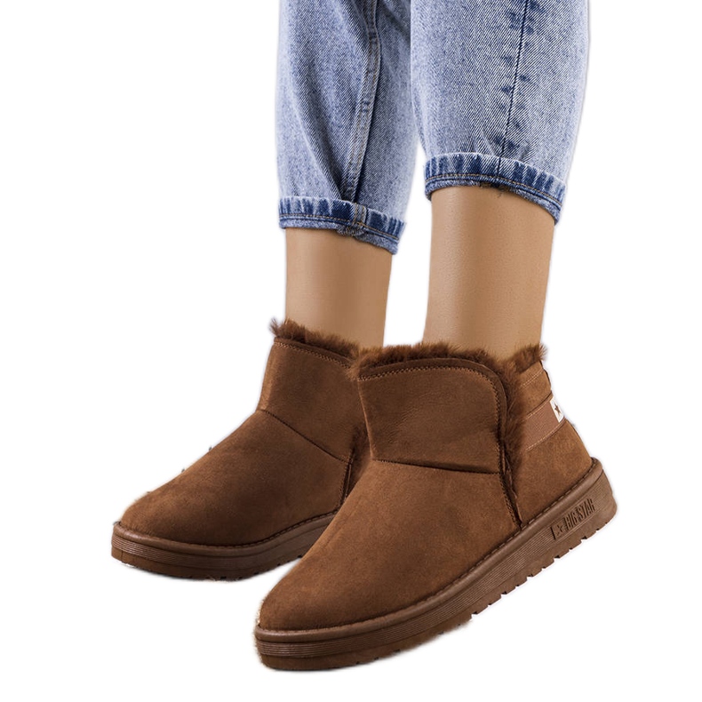 Big Star Botas de nieve marrones con pelo KK274620-802 marrón