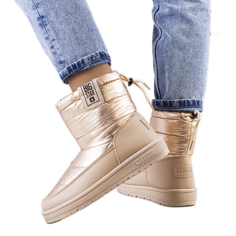 Big Star Botas nieve doradas II274121 beige Big Star Botas nieve doradas II274121 beige
