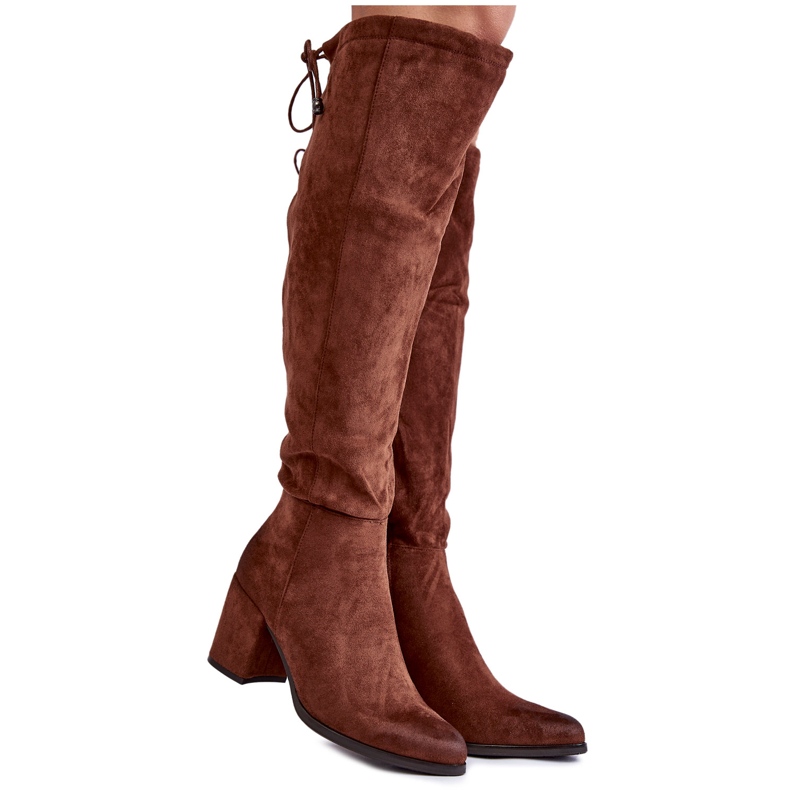 PL4 Botas Mosqueteras Mujer Ante La.Fi 270056FX-SU Marrón oscuro PL4 Botas Mosqueteras Mujer Ante La.Fi 270056FX-SU Marrón oscuro