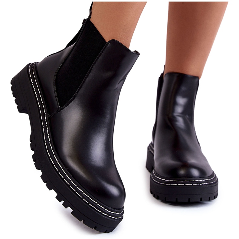 PA1 Botas Jodhpur Mujer Clásicas Negras Atelio negro