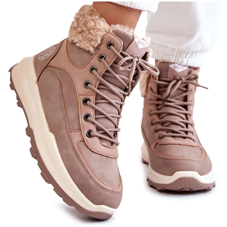 Botas cálidas Trappers Lee Cooper LCJ-22-44-1363 Rosa rosado