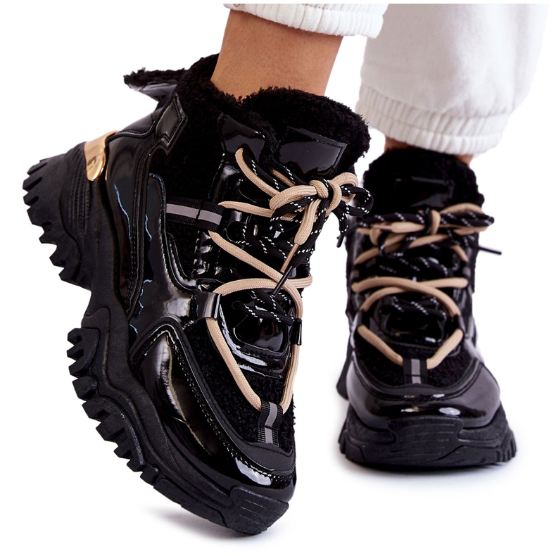 PM1 Botas Deportivas Aislantes Negras De Mujer Edora negro