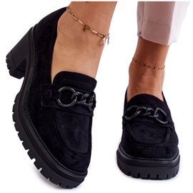 Vinceza Zapatos De Tacón Mujer Ante Negro Sanya