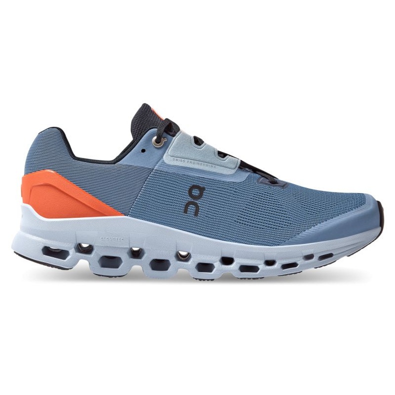 Zapatillas On Running Cloudstratus M 3999213 azul naranja gris Zapatillas On Running Cloudstratus M 3999213 azul naranja gris