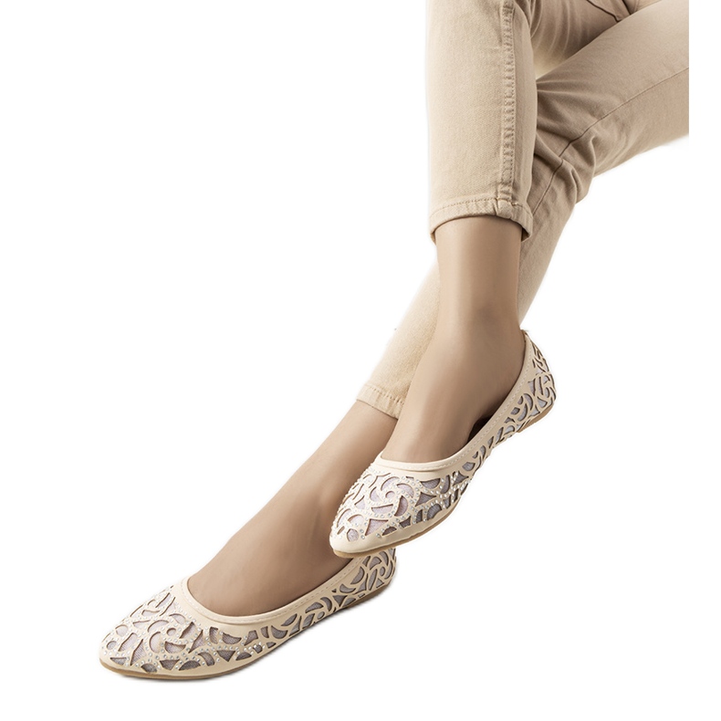 Bailarinas caladas Coalfell beige