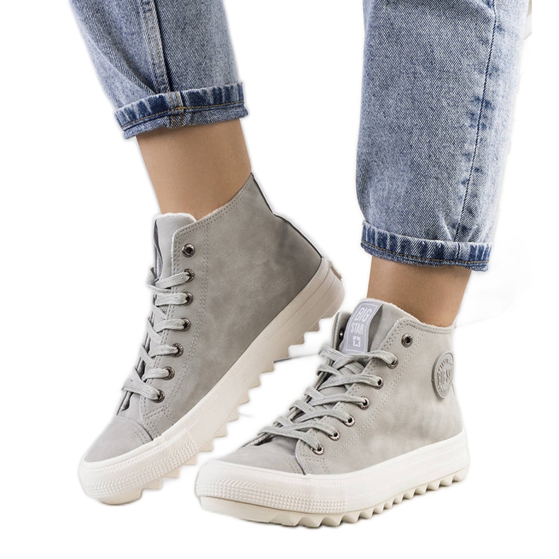 Deportivas grises con aislamiento Big Star EE274114 Deportivas grises con aislamiento Big Star EE274114