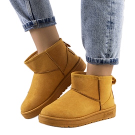 Big Star KK274289 botas de nieve para mujeres beige para mujeres