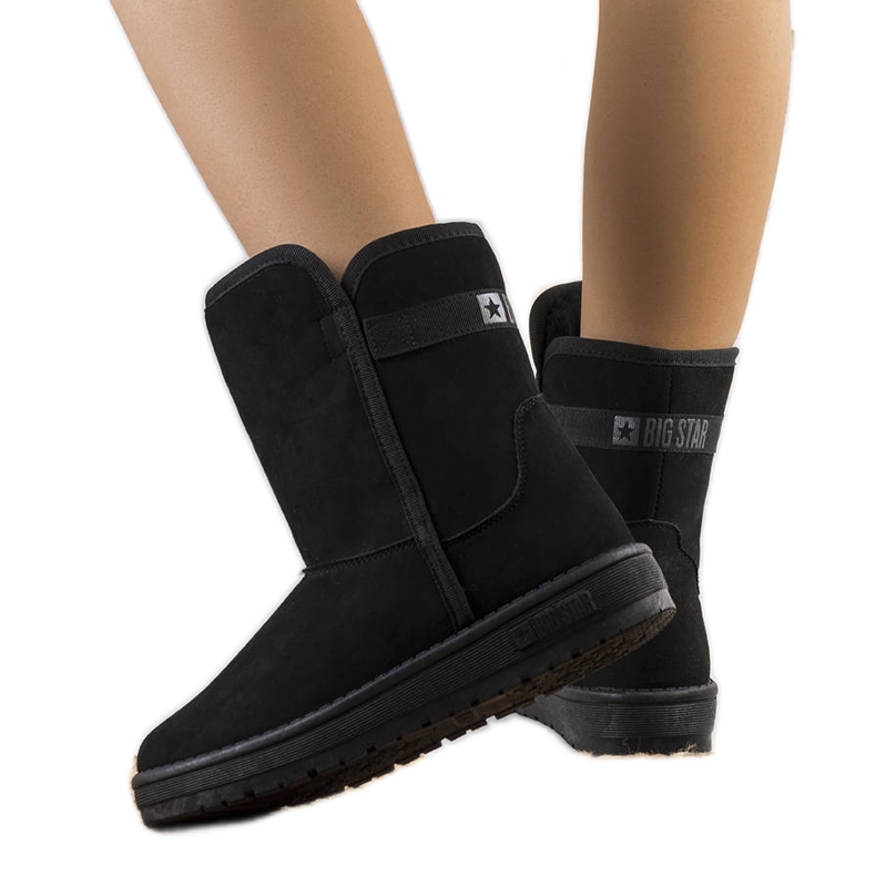 Botas de nieve negras Big Star KK274618 negro Botas de nieve negras Big Star KK274618 negro