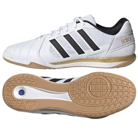Zapatillas de fútbol Adidas Top Sala M HR0147 blanco blanco