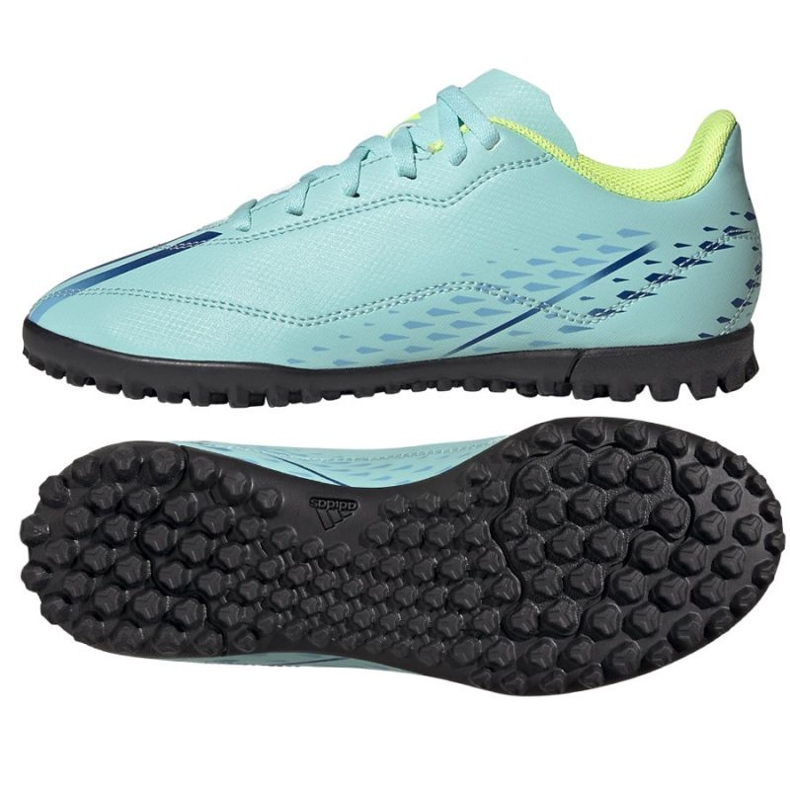 Botas de fútbol Adidas X Speedportal.4 Tf Jr GW8510 azul azul Botas de fútbol Adidas X Speedportal.4 Tf Jr GW8510 azul azul