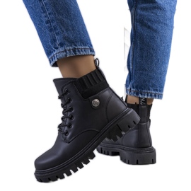 Botas negras de mujer de Odell. negro Botas negras de mujer de Odell. negro