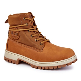 Hombres Trappers Memory Foam Big Star KK174203 Camel marrón