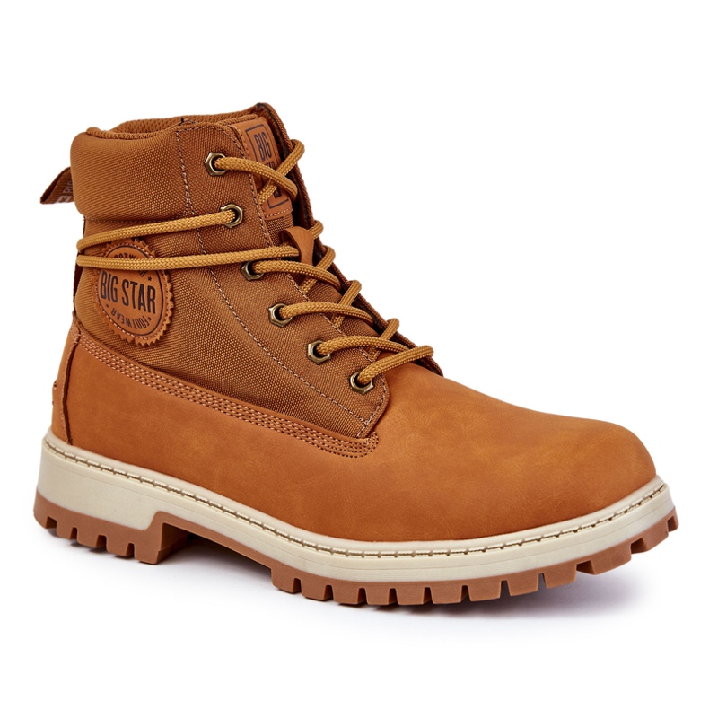 Hombres Trappers Memory Foam Big Star KK174203 Camel marrón Hombres Trappers Memory Foam Big Star KK174203 Camel marrón