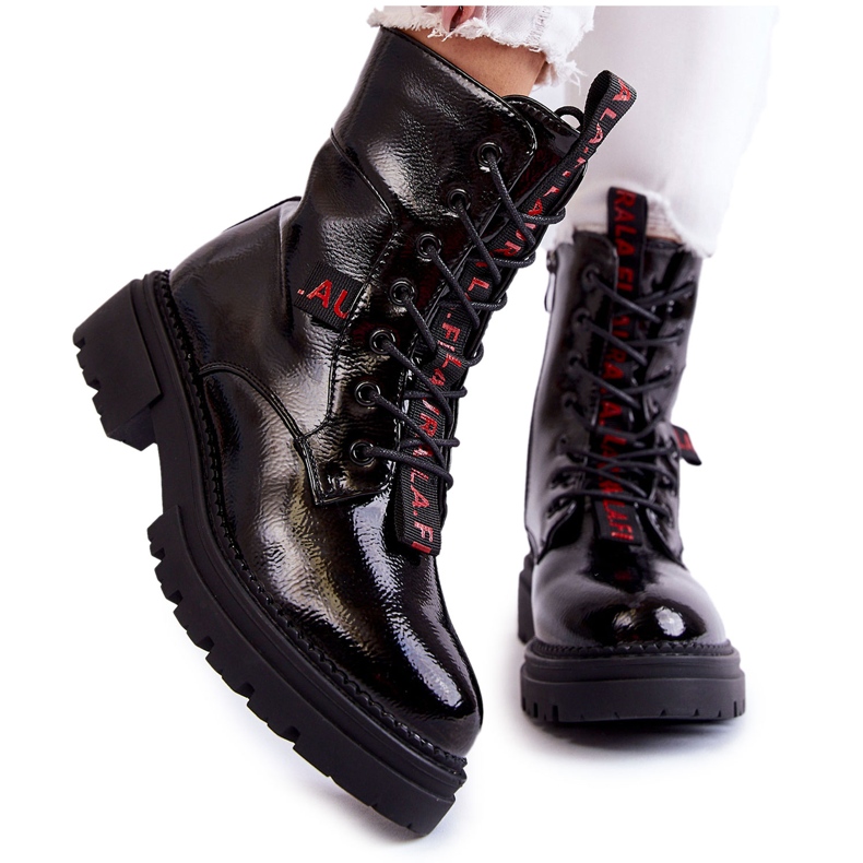 Botas Cálidas Lacadas La.Fi 250054B-LA Negro Botas Cálidas Lacadas La.Fi 250054B-LA Negro