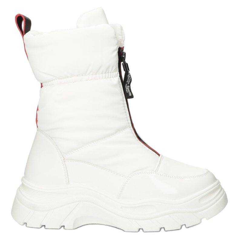 Botas de nieve de mujeres blancas aisladas con pelaje en el control deslizante Filippo DBT4236 blanco Botas de nieve de mujeres blancas aisladas con pelaje en el control deslizante Filippo DBT4236 blanco