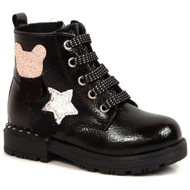 Botas aislantes negro brillo para niña Potocki
