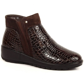 Botines con crochet aislado T.Sokolski W SCA176B marrón