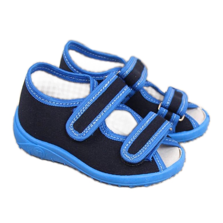 Chanclas de casa Nazo Jr. TEX4C azul