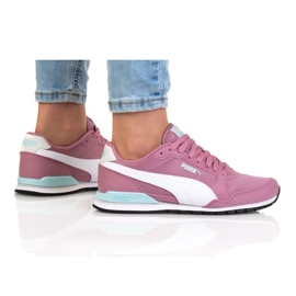 Puma St Runner V3 Malla Jr 385510 08 rosado
