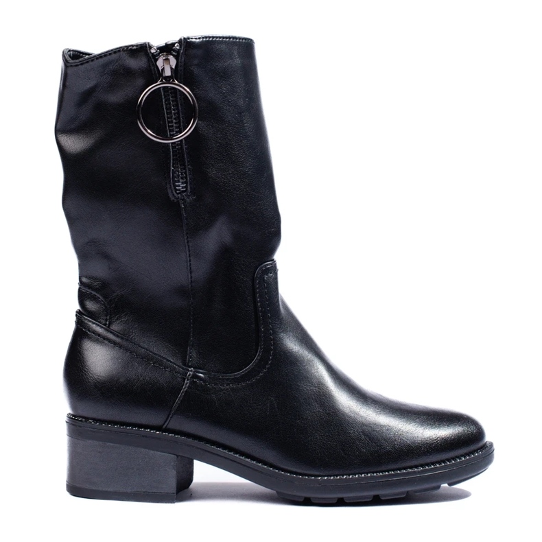 Botas altas Shelovet negras para mujer negro