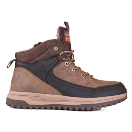 SHELOVET Botas altas marrones hombre marrón