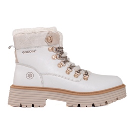 Botas de montaña blancas para mujer blanco