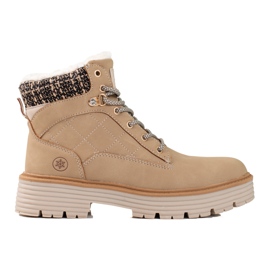 Cazadoras de mujer con aislamiento de piel shelovet beige