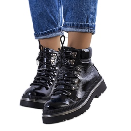 Botas Grosio charol negro