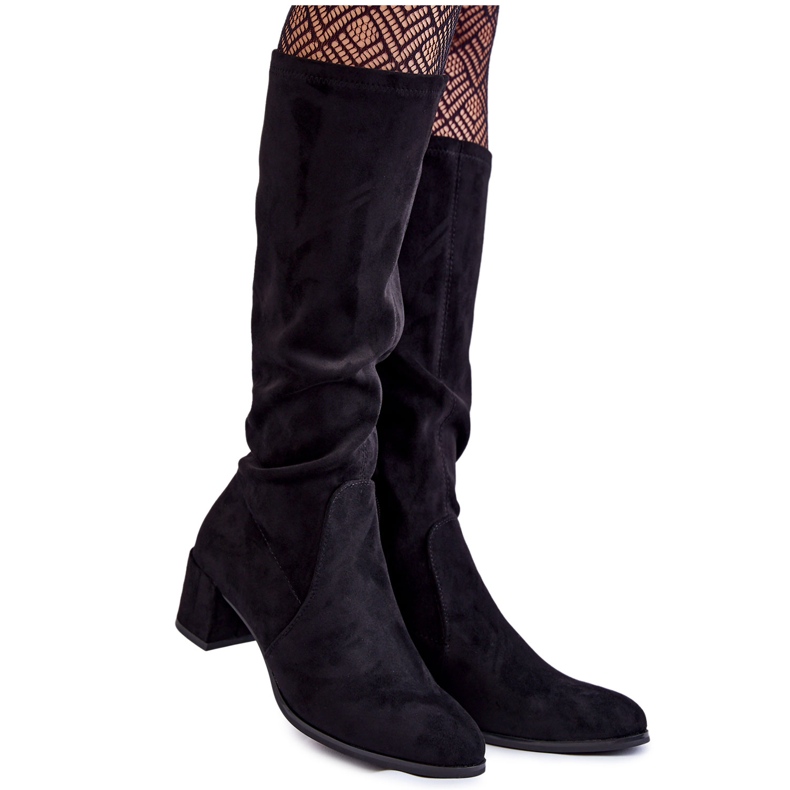 Sergio Leone Botas clásicas de ante negro Harpen