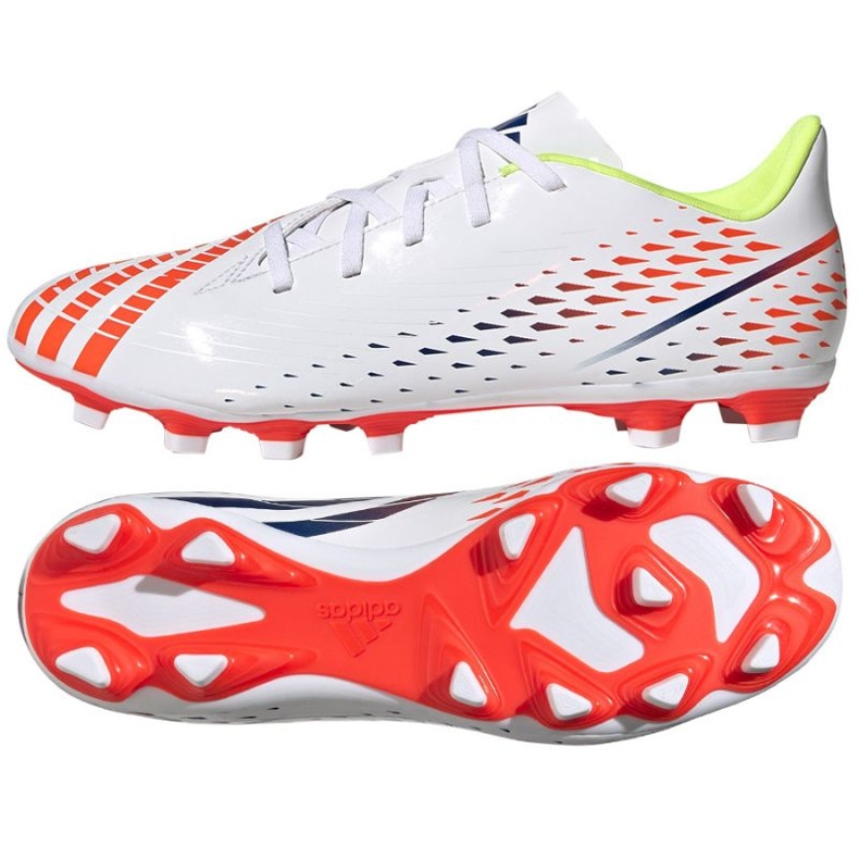 Botas de fútbol adidas Predator Edge.4 FxG M GW0989 blanco blanco