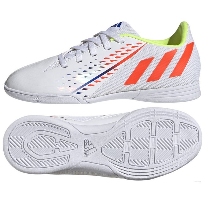 Botas de fútbol adidas Predator Edge.4 In Jr GV8499 blanco blanco