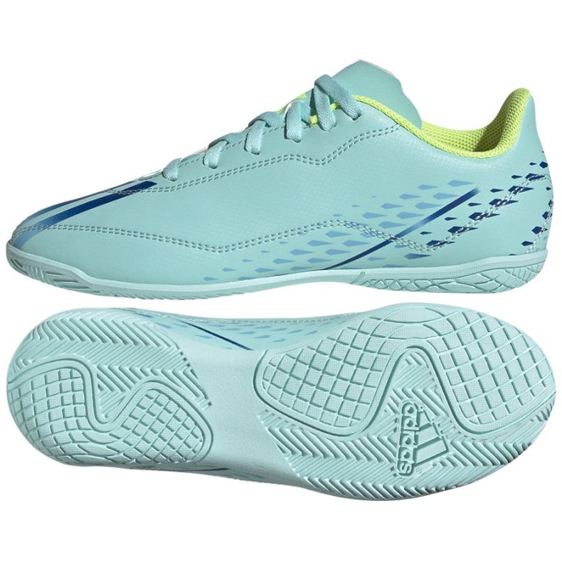 Botas de fútbol Adidas X Speedportal.4 In Jr GW8504 azul azul