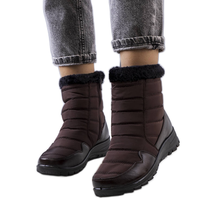 Botas acolchadas marrones de Beau marrón