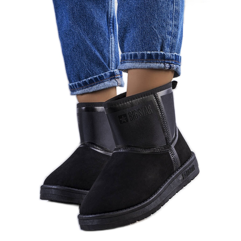 Big Star Botas de nieve negras para mujer KK274614-906 negro