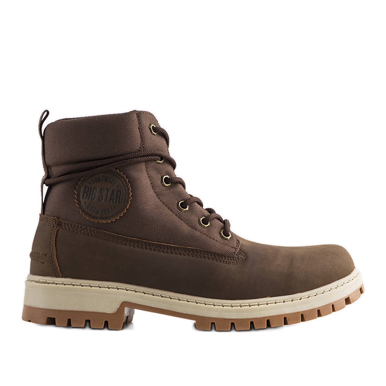 Botas de montaña marrones para hombre Big Star KK174204-804 marrón