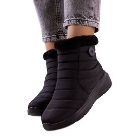 PA1 Botas acolchadas Reign en negro