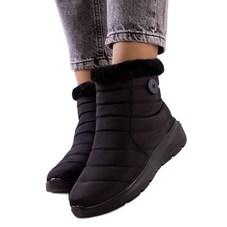 PA1 Botas acolchadas Reign en negro