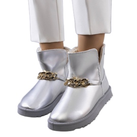 Botas de nieve plateadas para mujer de Catola plata