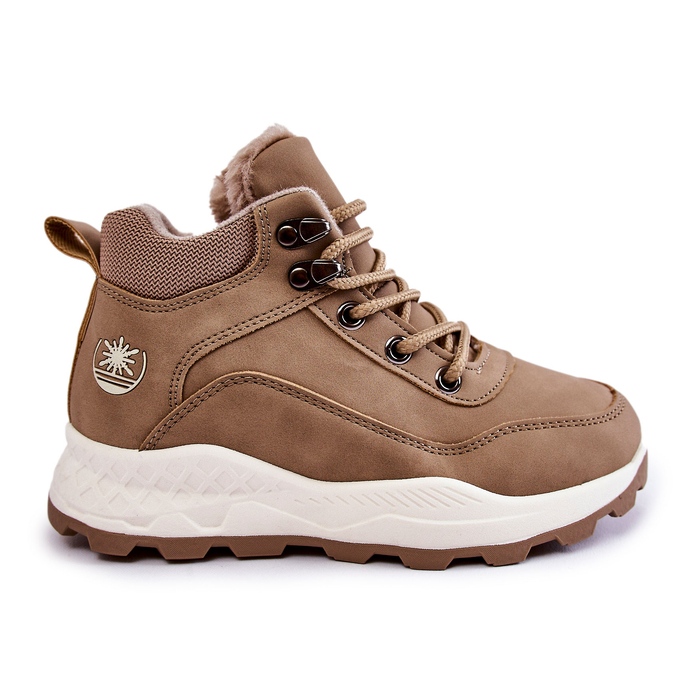 Botas Calientes Infantiles Trappers Beige Otto marrón