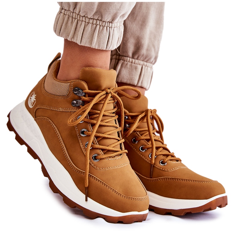 PA1 Zapatos De Trekking Abrigados Mujer Trappers Camel Otto marrón