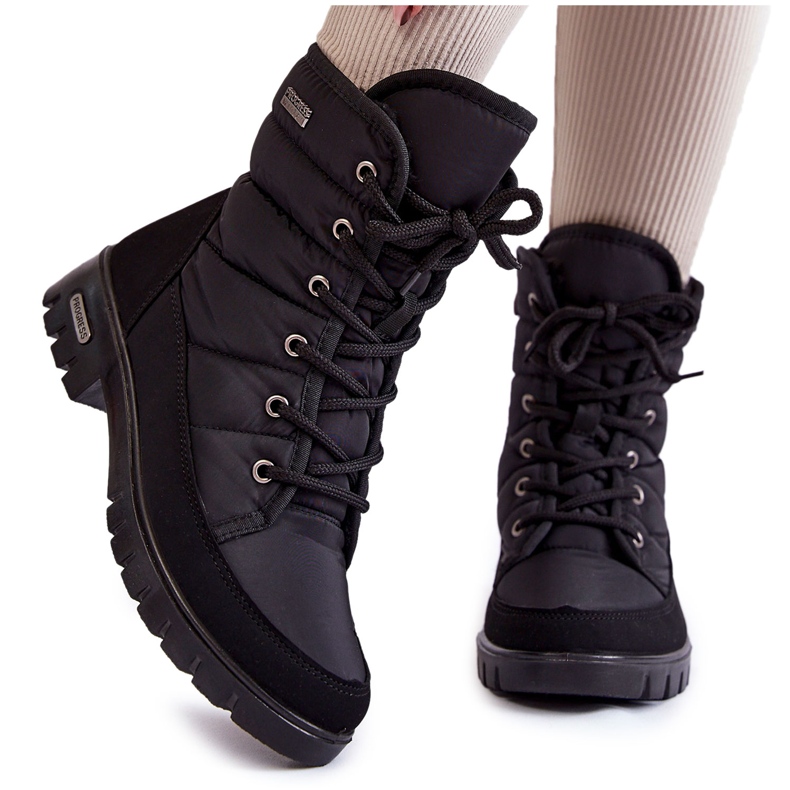 Botas de nieve con aislamiento para mujer Progress PROGJ-21-14 Negro