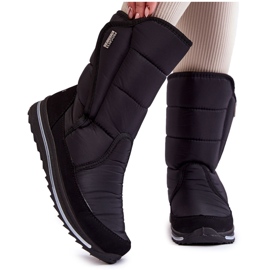 Botas De Nieve De Mujer Con Velcro Progress PROGJ-22-128 Negro