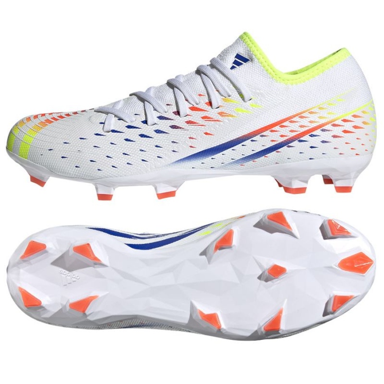 Botas de fútbol Adidas Predator Edge.3 L Fg M GW0995 blanco blanco