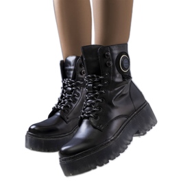 Botas Laureano de mujer negras negro