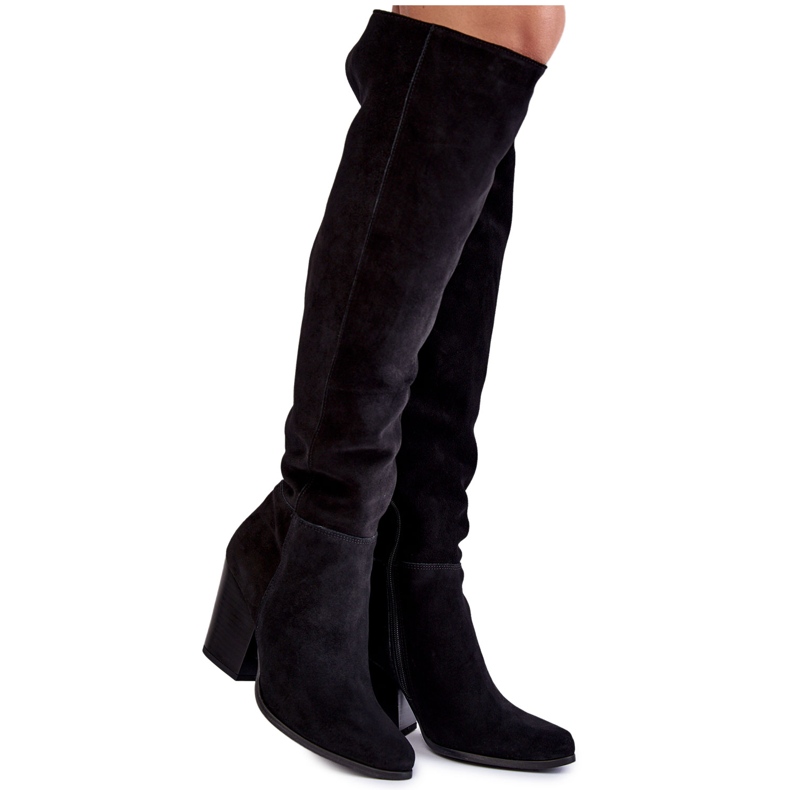 Lewski Shoes Botas Altas Mujer Ante Muslo Lewski 2833 Negro Lewski Shoes Botas Altas Mujer Ante Muslo Lewski 2833 Negro