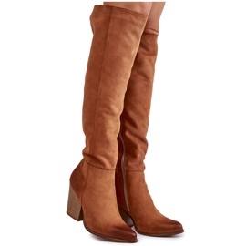 Lewski Shoes Botas Altas Mujer Piel Lewski 2833 Camel marrón