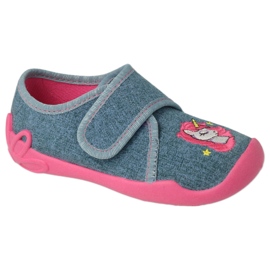 Zapatos befado niño 122X016 azul rosa