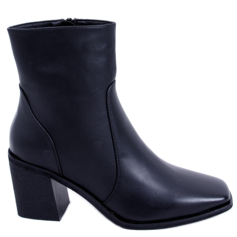 BM Botines negros de tacón Dinah